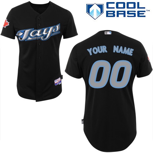 Blue Jays Authentic Black Cool Base MLB Jersey (S-3XL