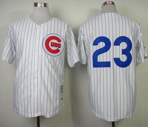 Chicago Cubs #23 Ryne Sandberg 1984 White Throwback Jersey on sale,for  Cheap,wholesale from China