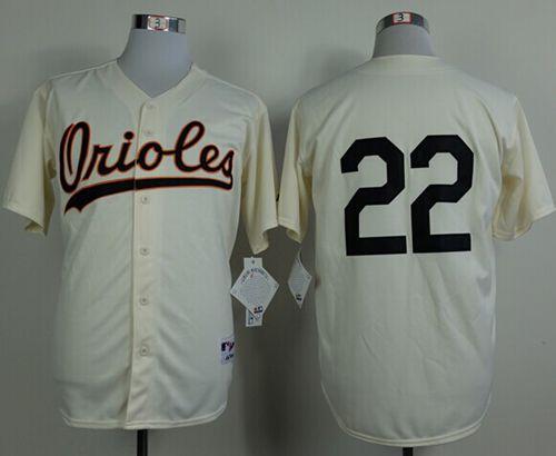 Baltimore Orioles #22 Jim Palmer 1970 Cream Throwback Jersey on sale,for  Cheap,wholesale from China