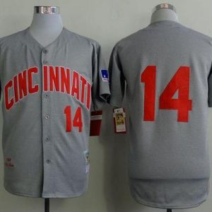 Cincinnati Reds #14 Pete Rose 1976 Gray Throwback Jersey on sale,for  Cheap,wholesale from China