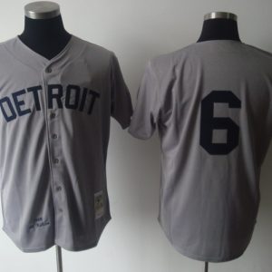 Detroit Tigers #6 Al Kaline 1968 Gray Wool Throwback Jersey on sale,for  Cheap,wholesale from China