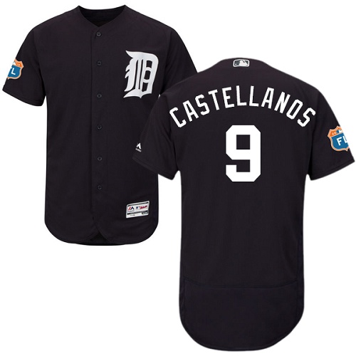 Detroit Tigers #9 Nick Castellanos Navy Blue Cool Base Stitched Youth MLB  Jersey