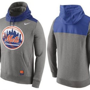 Nike New York Mets Official Replica Home MLB Trikot Pinstripe Weiß