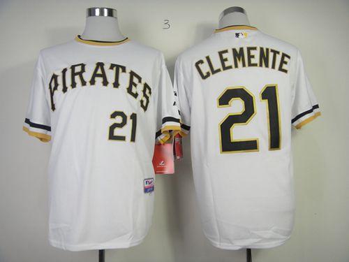 Pittsburgh Pirates #21 Roberto Clemente 1953 Gray Jersey on sale,for  Cheap,wholesale from China