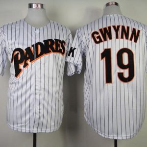 Men's Mitchell and Ness 1996 San Diego Padres #19 Tony Gwynn Authentic Navy  Blue Throwback MLB