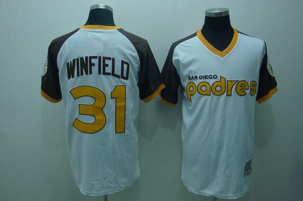 Men's Mitchell and Ness San Diego Padres #31 Dave Winfield