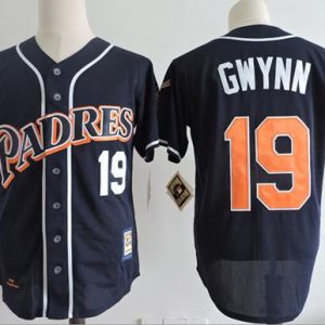San Diego Padres #19 Tony Gwynn 1984 Brown Jersey on sale,for  Cheap,wholesale from China