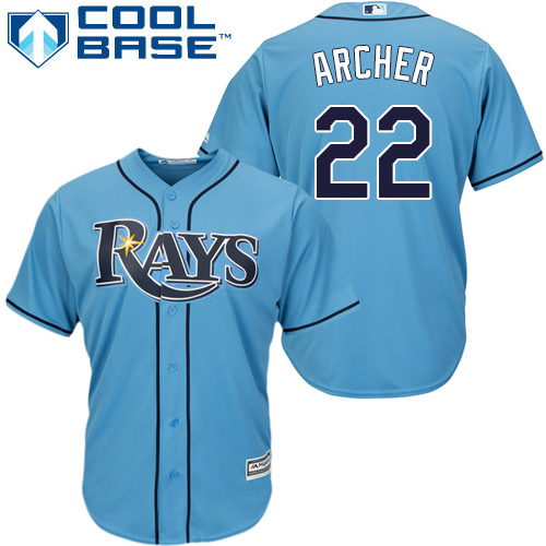 Tampa Bay Rays #5 Wander Franco Light Blue Alternate Team Jersey