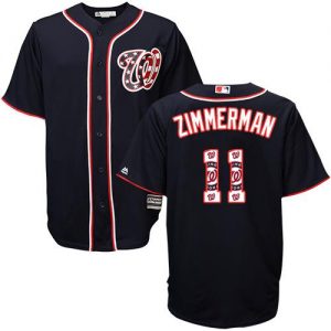 Men's Washington Nationals Trea Turner Majestic Navy Alternate Official  Cool Base Replica Player Jersey