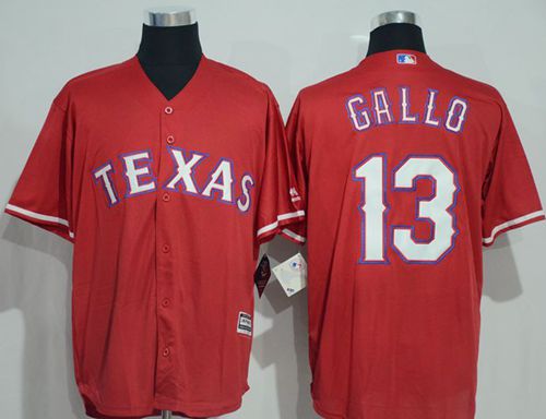 Men's Texas Rangers #13 Joey Gallo 2014 Gray Jersey on sale,for  Cheap,wholesale from China